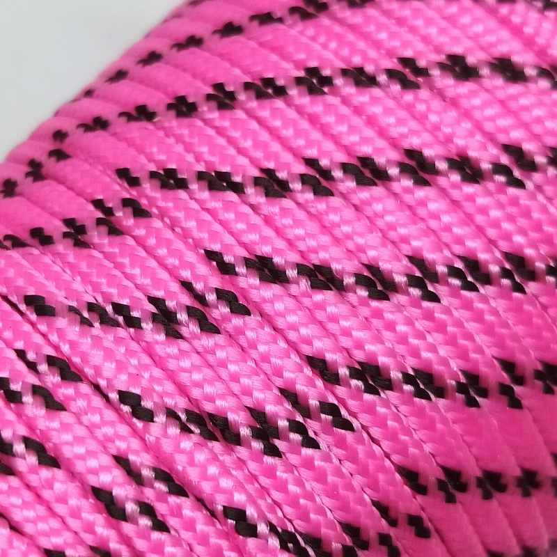 Bobina 20 m. Cordon tejido paracord poliéster 2mm Pink -  - Crystaldreams Abalorios