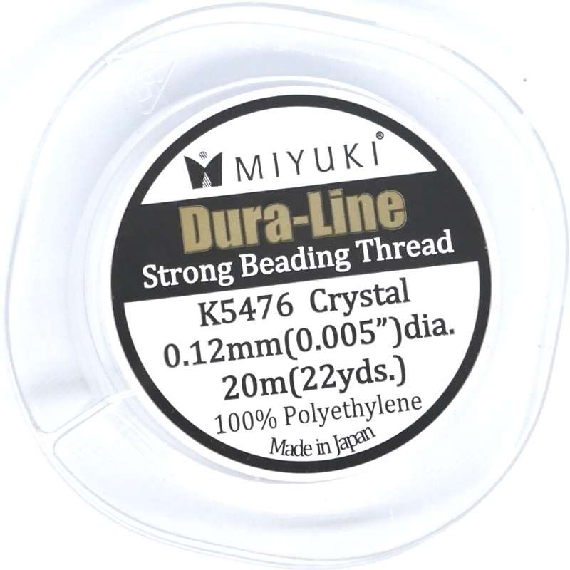 Bobina 20 metros de hilo Dura-Line Smoke 0,12mm  - 100% MIYUKI -  - Crystaldreams Abalorios