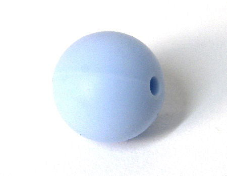 Bola de silicona de 12mm - Agujero: 1,7mm - Baby Blue -  - Crystaldreams Abalorios