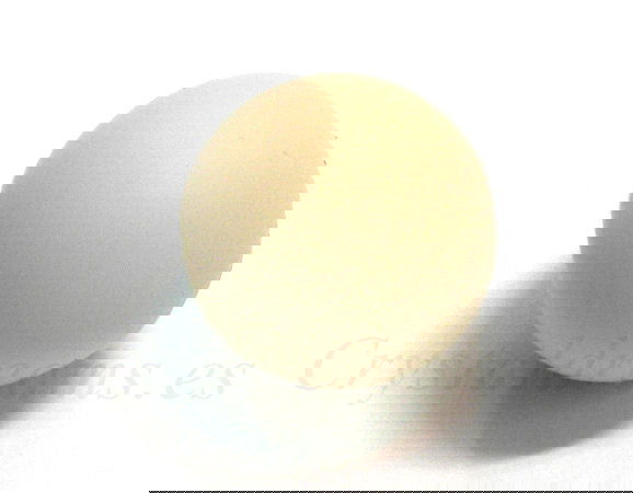 Bola de silicona de 15mm - Agujero: 1,7mm - Creme -  - Crystaldreams Abalorios