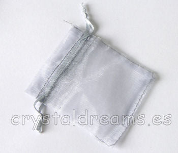 Bolsa de Organza 75x95mm Color Grey -  - Crystaldreams Abalorios