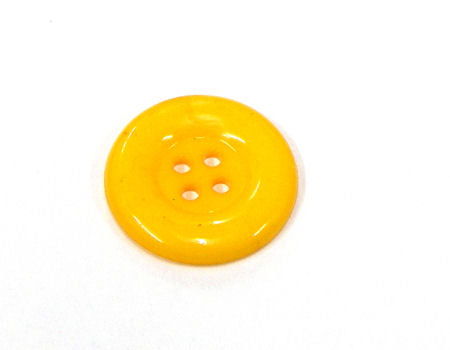 Boton Acrilico 25x3mm - 4 Agujeros de 2mm - Dark Yellow -  - Crystaldreams Abalorios