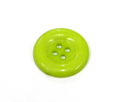 Boton Acrilico 25x3mm - 4 Agujeros de 2mm - Green -  - Crystaldreams Abalorios