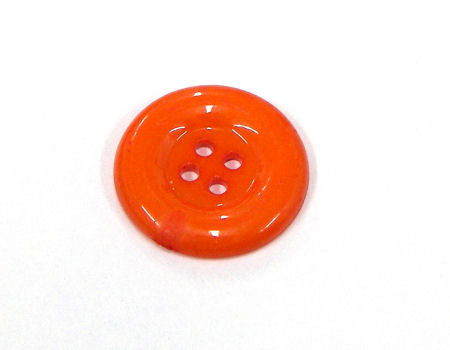 Boton Acrilico 25x3mm - 4 Agujeros de 2mm - Orange -  - Crystaldreams Abalorios