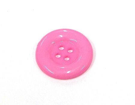 Boton Acrilico 25x3mm - 4 Agujeros de 2mm - Pink -  - Crystaldreams Abalorios