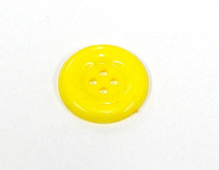 Boton Acrilico 25x3mm - 4 Agujeros de 2mm - Yellow -  - Crystaldreams Abalorios