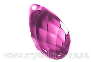 Briolette de resina Fuchsia - Alta Calidad - Precio Unitario -  - Crystaldreams Abalorios