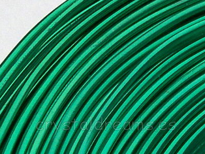 CABLE DE ALUMINIO - 1,5mm - EMERALD x 1m -  - Crystaldreams Abalorios