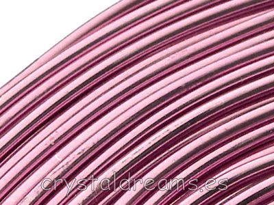 CABLE DE ALUMINIO - 1,5mm - LIGHT ROSE x 1m -  - Crystaldreams Abalorios