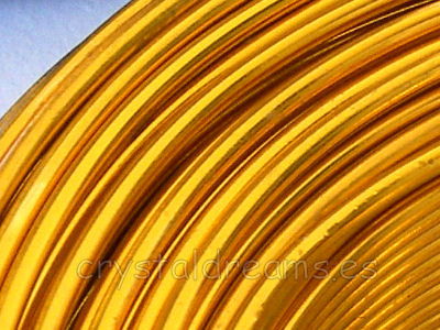 CABLE DE ALUMINIO - 1,5mm - LIGHT TOPAZ x 1m -  - Crystaldreams Abalorios