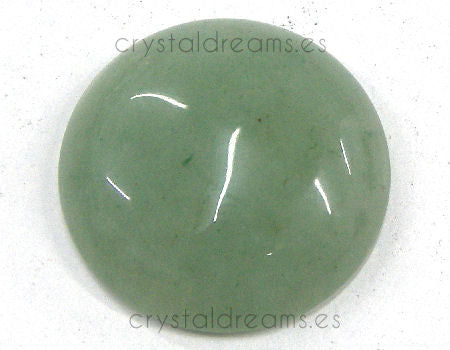 Cabuchon 26x6mm - Green Avventurine -  - Crystaldreams Abalorios