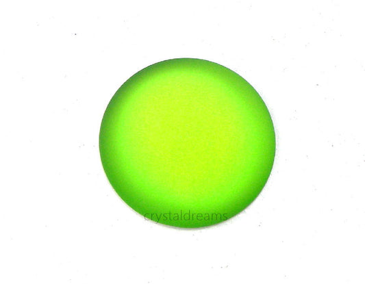 Cabuchon Luna Soft 24mm - Peridot -  - Crystaldreams Abalorios