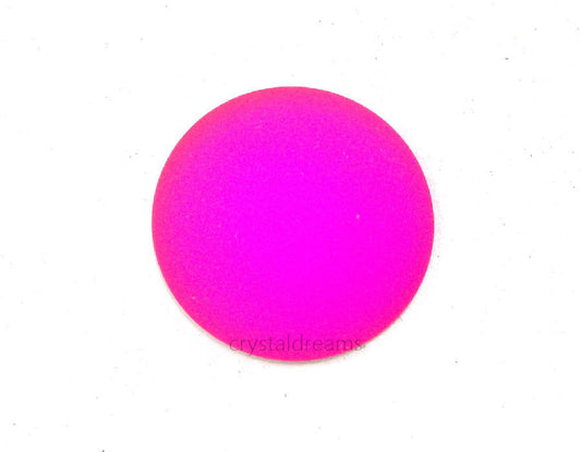 Cabuchon Luna Soft 24mm - Pink Fluo -  - Crystaldreams Abalorios