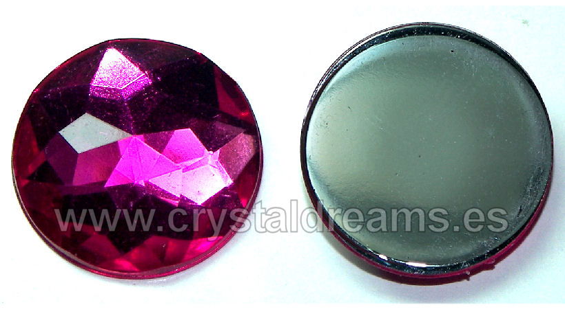 Cabuchon acrilico 16mm Pink -  - Crystaldreams Abalorios