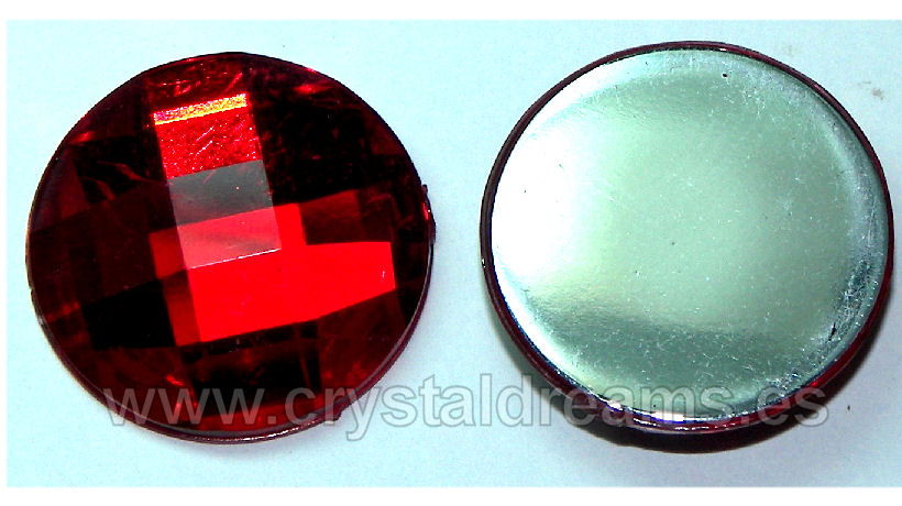 Cabuchon acrilico 20mm Red -  - Crystaldreams Abalorios