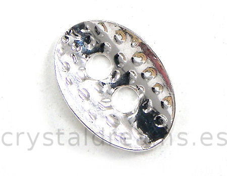 Calabrote 13x10mm - Agujeros: 2,5mm - Silver -  - Crystaldreams Abalorios