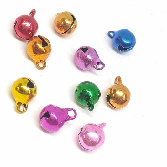 Cascabeles de metal - Mixed color - 6mm - 10 unidades -  - Crystaldreams Abalorios