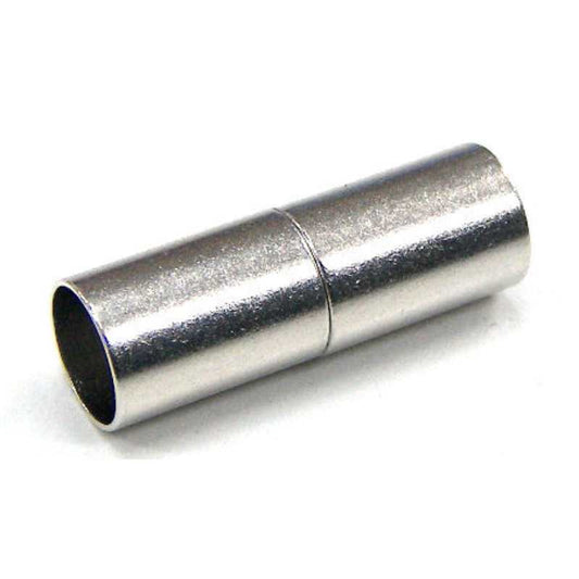 Cierre Magnetico  - 24x8mm - Agujero: 7mm - Platinum -  - Crystaldreams Abalorios