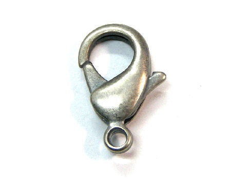 Cierre Mosqueton 22mm Agujero: 1,5mm Old Silver -  - Crystaldreams Abalorios