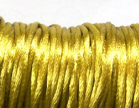 Cola de ratón de Algodón/Rayon 2mm - Antique Gold -  - Crystaldreams Abalorios