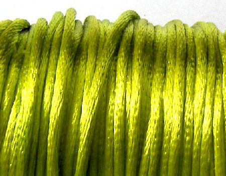 Cola de ratón de Algodón/Rayon 2mm - Avocado -  - Crystaldreams Abalorios