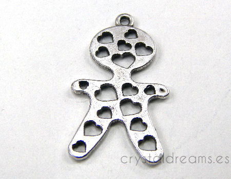 Colgante de Zamak - 20x34mm - Agujero:2mm - Boy -  - Crystaldreams Abalorios