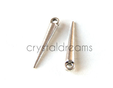 Colgante metal - Spike - 22x4mm - Agujero: 2mm -  - Crystaldreams Abalorios