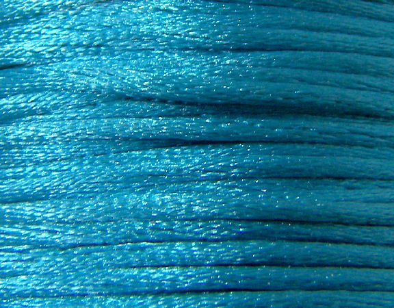 Cordon de satén (cola de ratón) 1,5mm x 1m. Turquoise -  - Crystaldreams Abalorios