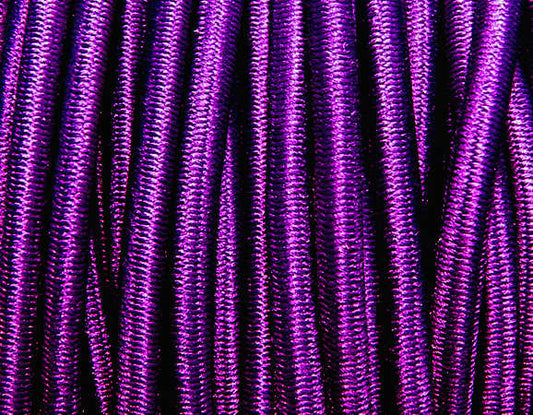 Cordón elástico de poliester extra fuerte - 3mm Purple -  - Crystaldreams Abalorios