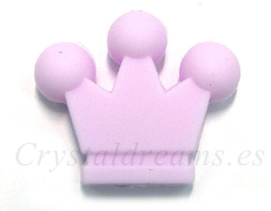 Corona de silicona da 35x30mm - Agujero: 1,7mm - Lavender -  - Crystaldreams Abalorios