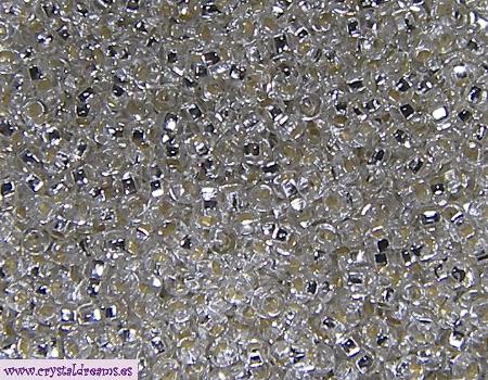 Crystal Silver Lined   10gr. -  - Crystaldreams Abalorios