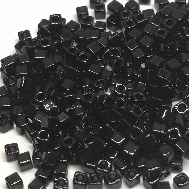 Cubos de Miyuki 1,8mm - Black - 1 gr. -  - Crystaldreams Abalorios