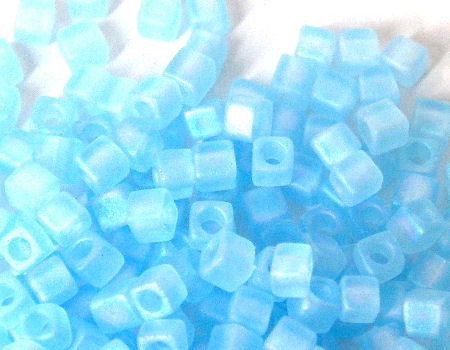 Cubos de Miyuki 1,8mm Matte trasp. Aqua 1 gr. -  - Crystaldreams Abalorios