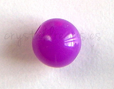 Cuenta NEON color 8mm Agujero: 1,5mm - Purple -  - Crystaldreams Abalorios