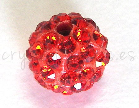 Cuenta arcilla Rhinestone 10mm - Agujero 1.5mm - Hyacinth -  - Crystaldreams Abalorios