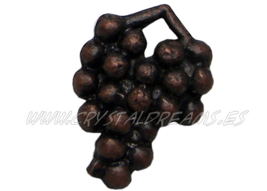 Cuenta de metal - mod. Copper Grape - 12x10mm - Agijero: 1,2mm -  - Crystaldreams Abalorios