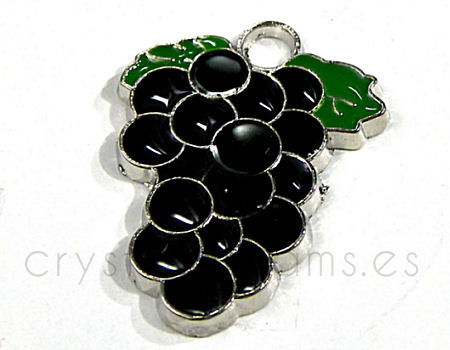 Cuenta de metal - mod. Grape - 26x19mm - Agujero: 2mm -  - Crystaldreams Abalorios