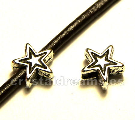 Cuenta de metal - mod. Star - 5mm- Agujero: 1,2mm -  - Crystaldreams Abalorios