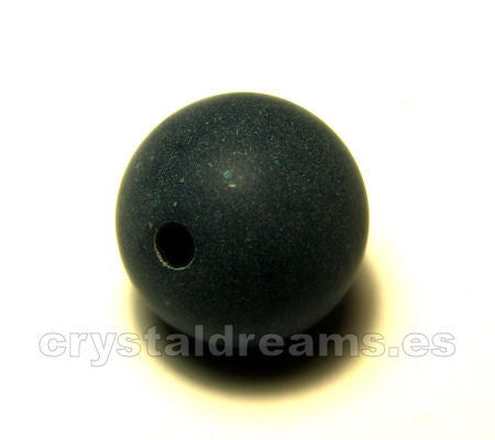 Cuentas Acrilicas mod.Face 14mm Agujero: 1,5mm - Grey-Green -  - Crystaldreams Abalorios