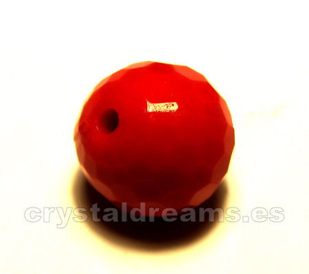 Cuentas Acrilicas mod.Faceted 14mm Agujero: 1,2mm - Red -  - Crystaldreams Abalorios