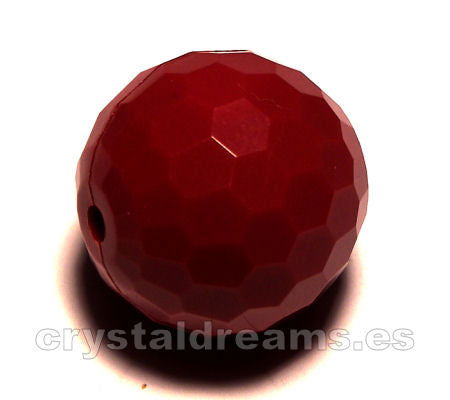 Cuentas Acrilicas mod.Faceted 20mm Agujero: 1,2mm - Dark Red -  - Crystaldreams Abalorios