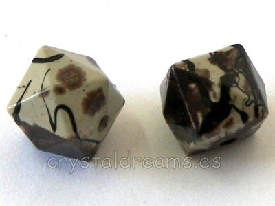 Cuentas Acrilicas mod. Picasso 9mm - Agujero:1,5mm -  - Crystaldreams Abalorios