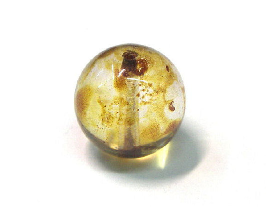 Cuentas Vidrio 10mm - Amber Picasso -  - Crystaldreams Abalorios