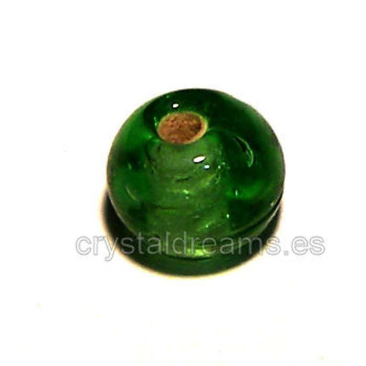 Cuentas Vidrio  6mm "Sround" Green x1 -  - Crystaldreams Abalorios