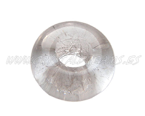 Cuentas Vidrio Donut "Cristal" 15mm Agujero: 5mm -  - Crystaldreams Abalorios