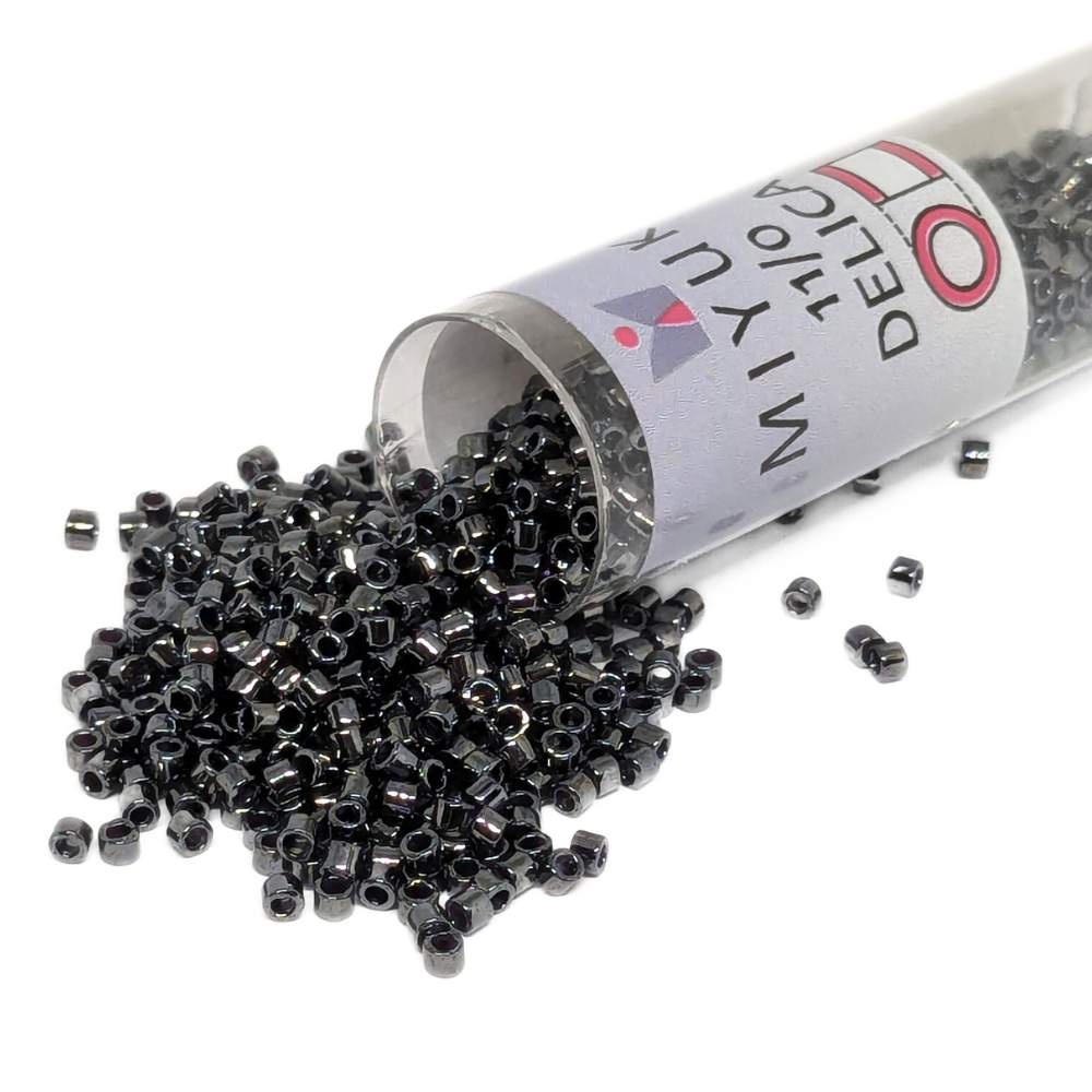 DB0001 Tubo Miyuki Delica 11/0 Gunmetal 7,2gr. -  