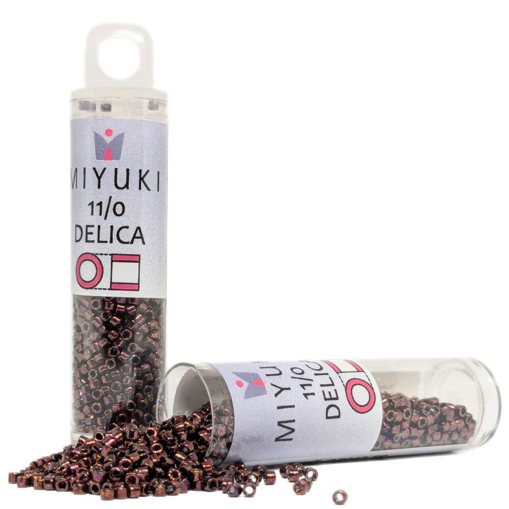 DB0012 Tubo Miyuki Delica 11/0 Metallic Raspberry 7,2gr - DB0012 Tubo Miyuki Delica 11/0 Metallic Raspberry 7,2gr - Miyukilandia 