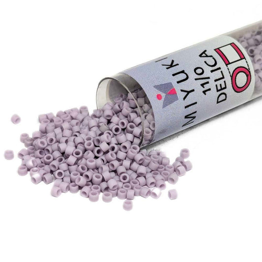 DB0356 Tubo Miyuki Delica 11/0 Matte Lavender 7,2gr. - DB0356 Tubo Miyuki Delica 11/0 Matte Lavender 7,2gr. - Miyukilandia 