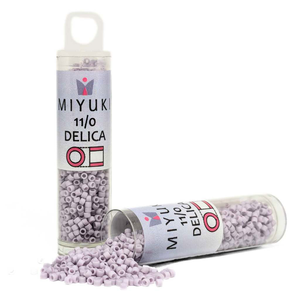 DB0356 Tubo Miyuki Delica 11/0 Matte Lavender 7,2gr. - DB0356 Tubo Miyuki Delica 11/0 Matte Lavender 7,2gr. - Miyukilandia 