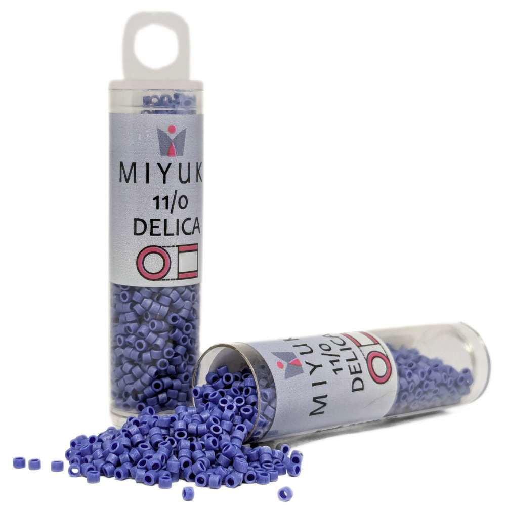DB0361 Tubo Miyuki Delica 11/0 Matte Metallic Sapphire 7,2gr - DB0361 Tubo Miyuki Delica 11/0 Matte Metallic Sapphire 7,2gr - Miyukilandia 